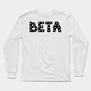 Beta Star Letters Long Sleeve T-Shirt